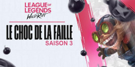 La saison 3 du CHOC DE LA FAILLE sur League of Legends Wild Rift aura lieu du 09 Octobre au 11 Novembre