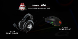 Concours QPAD : deux casques QH-92 et deux souris DX-30 à gagner pour les 20 ans de aAa !