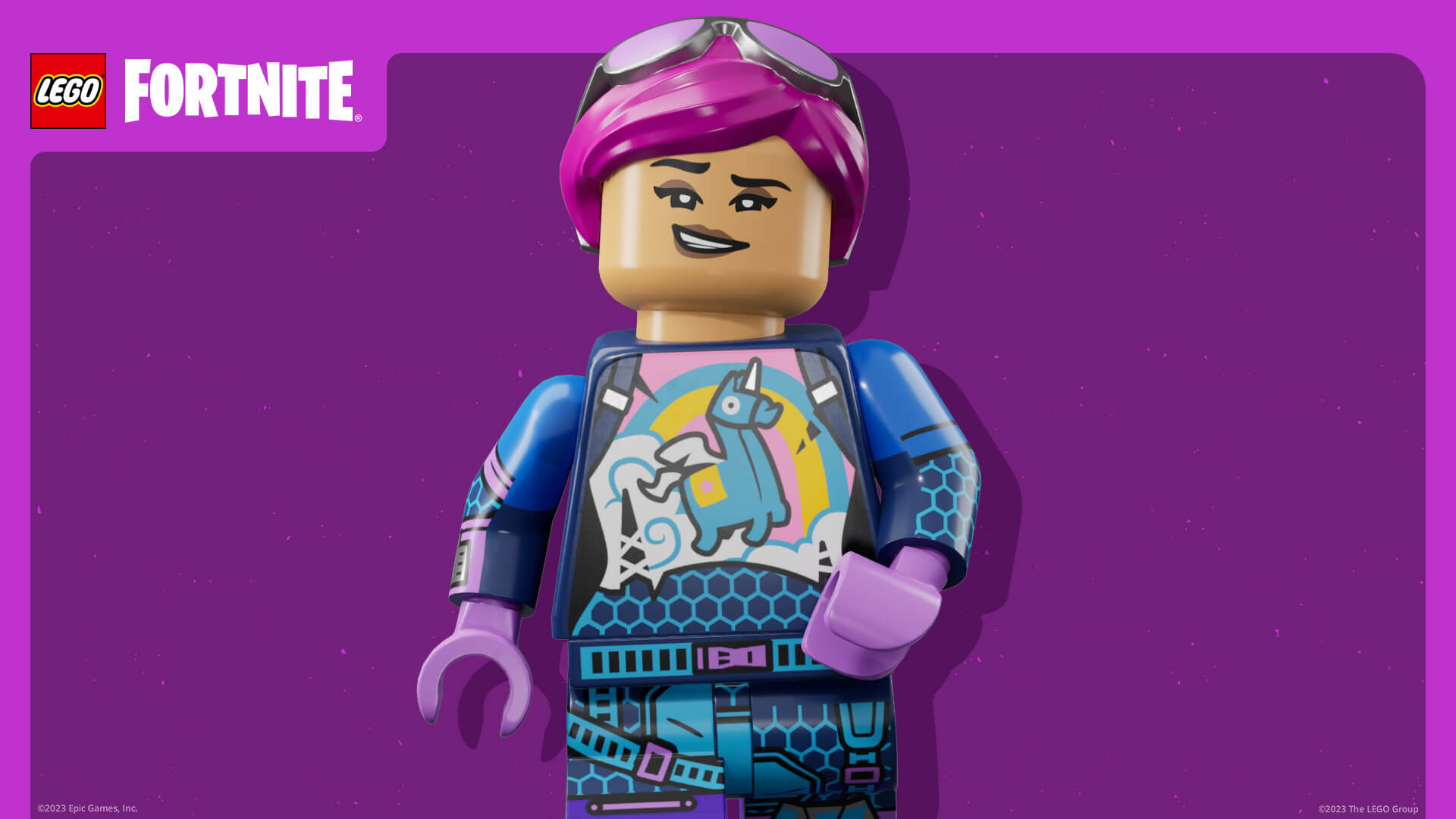 LEGO Fortnite Terreur fluo