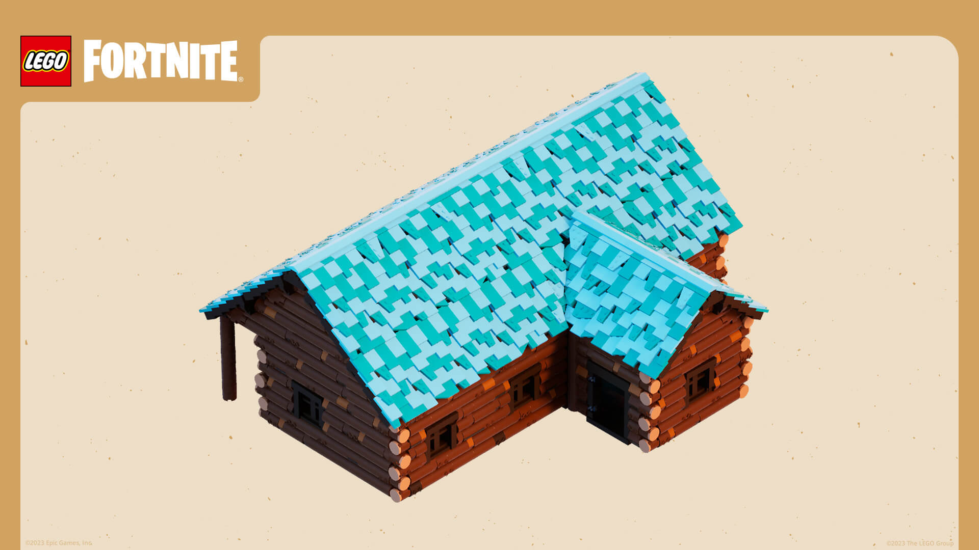 LEGO Fortnite maison en rondins