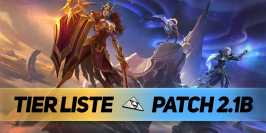 Patch 2.1b : la tier list des champions en soloQ