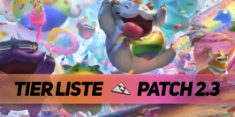 Patch 2.3 : la tier list des champions en soloQ